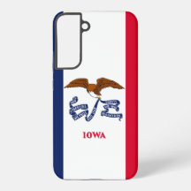 Samsung Galaxy S22 Plus Fallflagge von Iowa