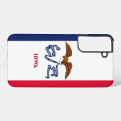 Samsung Galaxy S22 Plus Fallflagge von Iowa Samsung Galaxy Hülle (Rückseite (Horizontal))
