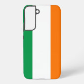 Samsung Galaxy S22 Plus Fallflagge von Irland Hülle (Rückseite)