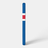 Samsung Galaxy S22 Plus Fallflagge von Island Hülle (Linke Seite)