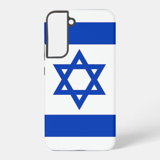 Samsung Galaxy S22 Plus Fallflagge von Israel Hülle (Rückseite)