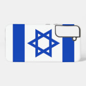Samsung Galaxy S22 Plus Fallflagge von Israel Hülle (Rückseite (Horizontal))
