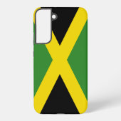 Samsung Galaxy S22 Plus Fallflagge von Jamaika Samsung Galaxy Hülle (Rückseite)