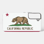 Samsung Galaxy S22 Plus Fallflagge von Kalifornien Hülle (Rückseite (Horizontal))