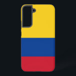 Samsung Galaxy S22 Plus Fallflagge von Kolumbien Hülle<br><div class="desc">Mit dem exklusiven Handy-Cover unter kolumbianischer Flagge können Sie Ihre Samsung Galaxy S22 Plus genießen! Mit viel Liebe zum Detail gestaltet, präsentiert dieses Handy stolz das lebendige Design der kolumbianischen Fahne. Die Fahne weist drei horizontale Streifen auf: Gelb, Blau und Rot, wobei der gelbe Streifen die Hälfte der Fahne einnimmt...</div>