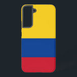 Samsung Galaxy S22 Plus Fallflagge von Kolumbien Hülle<br><div class="desc">Mit dem exklusiven Handy-Cover unter kolumbianischer Flagge können Sie Ihre Samsung Galaxy S22 Plus genießen! Mit viel Liebe zum Detail gestaltet, präsentiert dieses Handy stolz das lebendige Design der kolumbianischen Fahne. Die Fahne weist drei horizontale Streifen auf: Gelb, Blau und Rot, wobei der gelbe Streifen die Hälfte der Fahne einnimmt...</div>