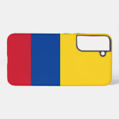 Samsung Galaxy S22 Plus Fallflagge von Kolumbien Hülle (Rückseite (Horizontal))
