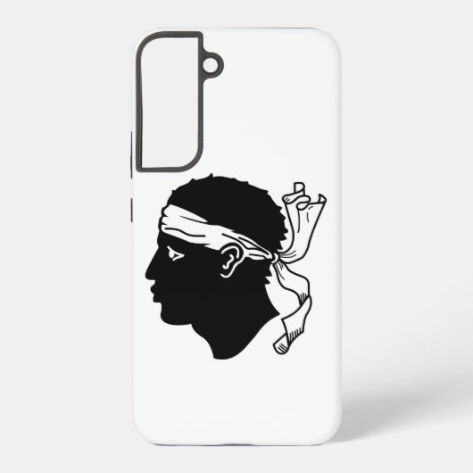Samsung Galaxy S22 Plus Fallflagge von Korsika Hülle (Rückseite)