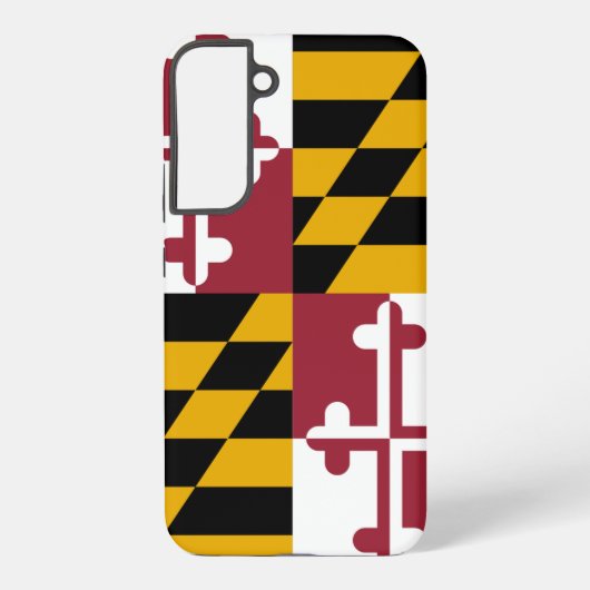 Samsung Galaxy S22 Plus Fallflagge von Maryland Hülle (Rückseite)