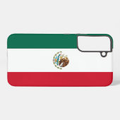 Samsung Galaxy S22 Plus Fallflagge von Mexiko Hülle (Rückseite (Horizontal))