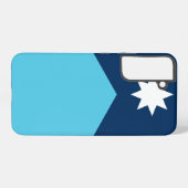 Samsung Galaxy S22 Plus Fallflagge von Minnesota Hülle (Rückseite (Horizontal))