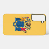 Samsung Galaxy S22 Plus Fallflagge von New Jersey Hülle (Rückseite (Horizontal))