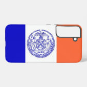 Samsung Galaxy S22 Plus Fallflagge von New York Hülle (Rückseite (Horizontal))