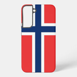 Samsung Galaxy S22 Plus Fallflagge von Norwegen Hülle