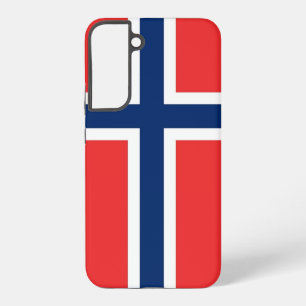 Samsung Galaxy S22 Plus Fallflagge von Norwegen Samsung Galaxy Hülle