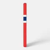 Samsung Galaxy S22 Plus Fallflagge von Norwegen Samsung Galaxy Hülle (Linke Seite)