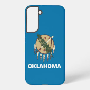 Samsung Galaxy S22 Plus Fallflagge von Oklahoma Hülle