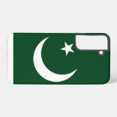 Samsung Galaxy S22 Plus Fallflagge von Pakistan Hülle (Rückseite (Horizontal))