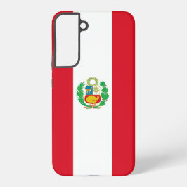 Samsung Galaxy S22 Plus Fallflagge von Peru Hülle