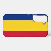Samsung Galaxy S22 Plus Fallflagge von Rumänien Hülle (Rückseite (Horizontal))