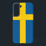 Samsung Galaxy S22 Plus Fallflagge von Schweden Hülle<br><div class="desc">Das elegante und stilvolle Samsung Galaxy S22 Plus Gehäuse mit Flag von Schweden. Dieses Produkt ist anpassbar.</div>