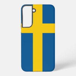 Samsung Galaxy S22 Plus Fallflagge von Schweden Hülle