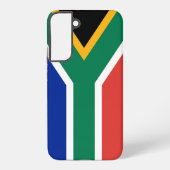 Samsung Galaxy S22 Plus Fallflagge von Südafrika Hülle (Rückseite)
