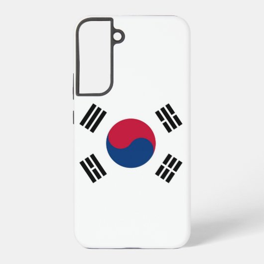 Samsung Galaxy S22 Plus Fallflagge von Südkorea Hülle (Rückseite)