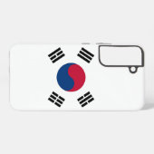 Samsung Galaxy S22 Plus Fallflagge von Südkorea Hülle (Rückseite (Horizontal))