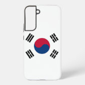 Samsung Galaxy S22 Plus Fallflagge von Südkorea Samsung Galaxy Hülle (Rückseite)