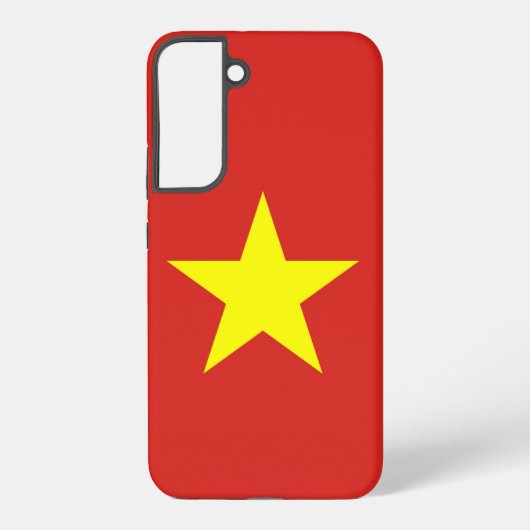 Samsung Galaxy S22 Plus Fallflagge von Vietnam Hülle (Rückseite)