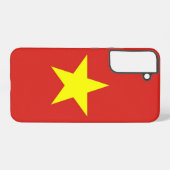 Samsung Galaxy S22 Plus Fallflagge von Vietnam Hülle (Rückseite (Horizontal))