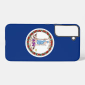 Samsung Galaxy S22 Plus Fallflagge von Virginia Samsung Galaxy Hülle (Rückseite (Horizontal))