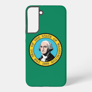 Samsung Galaxy S22 Plus Fallflagge von Washington Hülle