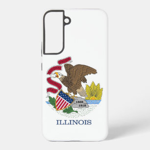 Samsung Galaxy S22 Plus Hülle Flagge von Illinois