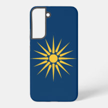 Samsung Galaxy S22 Plus Hülle Flagge von Mazedonie