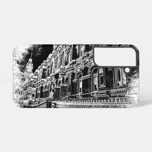 Samsung Galaxy S22 Stummschaltung, glänzend Samsung Galaxy Hülle (Rückseite (Horizontal))