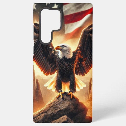 Samsung Galaxy S22 Ultra Case American Eagle Samsung Galaxy Hülle (Rückseite)