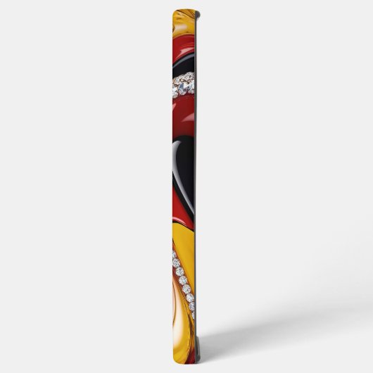 Samsung Galaxy S22 Ultra Case Belgische Farben Samsung Galaxy Hülle (Linke Seite)