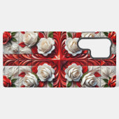 Samsung Galaxy S22 Ultra Case Englische Rose Hülle (Rückseite (Horizontal))