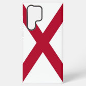Samsung Galaxy S22 Ultra Case Flag von Alabama, US Samsung Galaxy Hülle (Rückseite)