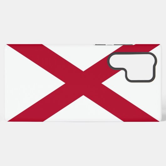 Samsung Galaxy S22 Ultra Case Flag von Alabama, US Samsung Galaxy Hülle (Rückseite (Horizontal))