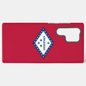 Samsung Galaxy S22 Ultra Case Flag von Arkansas Hülle (Rückseite (Horizontal))