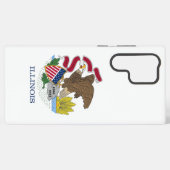 Samsung Galaxy S22 Ultra Case Flag von Illinois Hülle (Rückseite (Horizontal))