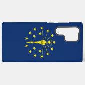 Samsung Galaxy S22 Ultra Case Flag von Indiana Samsung Galaxy Hülle (Rückseite (Horizontal))