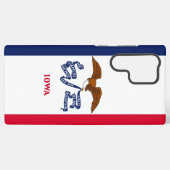 Samsung Galaxy S22 Ultra Case Flag von Iowa Hülle (Rückseite (Horizontal))