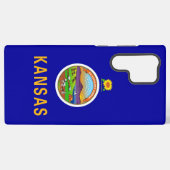 Samsung Galaxy S22 Ultra Case Flag von Kansas Samsung Galaxy Hülle (Rückseite (Horizontal))