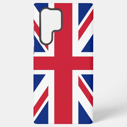 Samsung Galaxy S22 Ultra Case, Großbritannien-Flag Hülle (Rückseite)