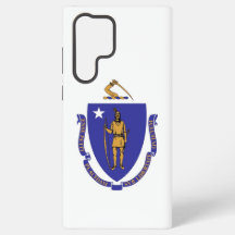 Samsung Galaxy S22 Ultra Case Massachusetts Flag