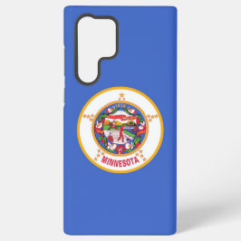 Samsung Galaxy S22 Ultra Case Minnesota Flag Hülle